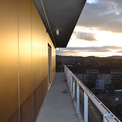 Ausblick vom Flichtbalkon